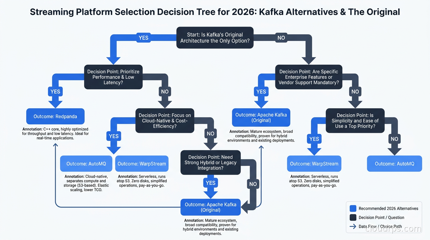 Streaming platform selection decision tree for 2026